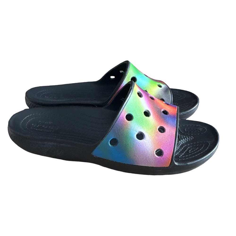 CROCS CLASSIC TIE-DYE GRAPHIC SLIDE - size W11/M9